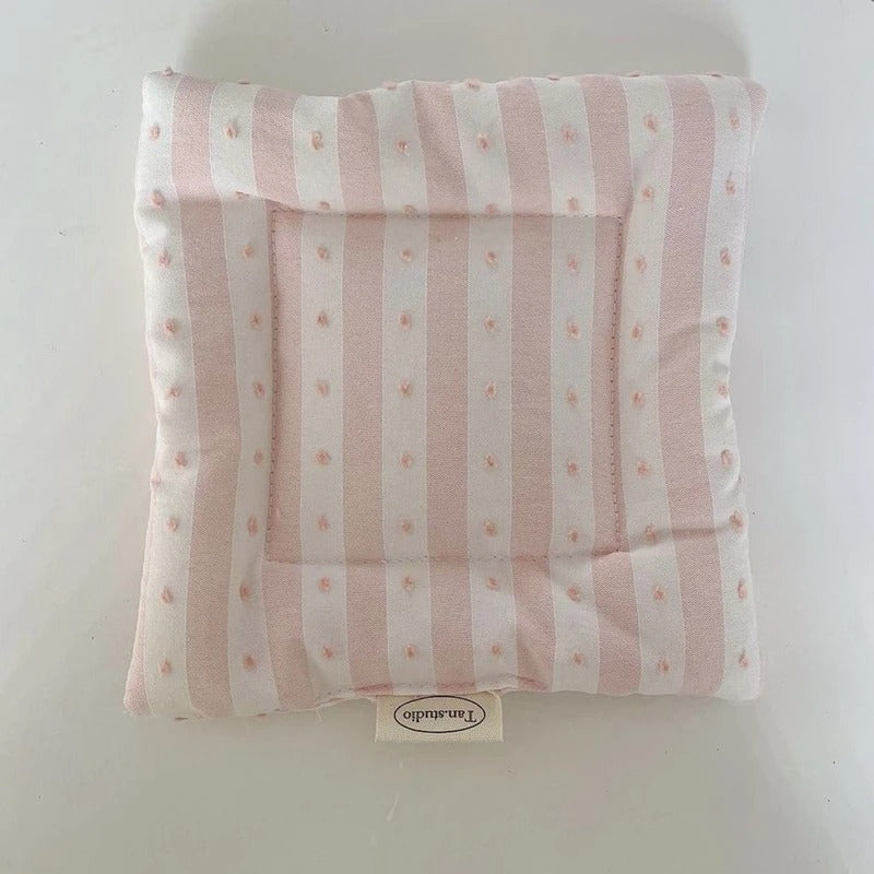 3Pcs Handmade Cotton Coasters – Soft Fabric Mug Mats