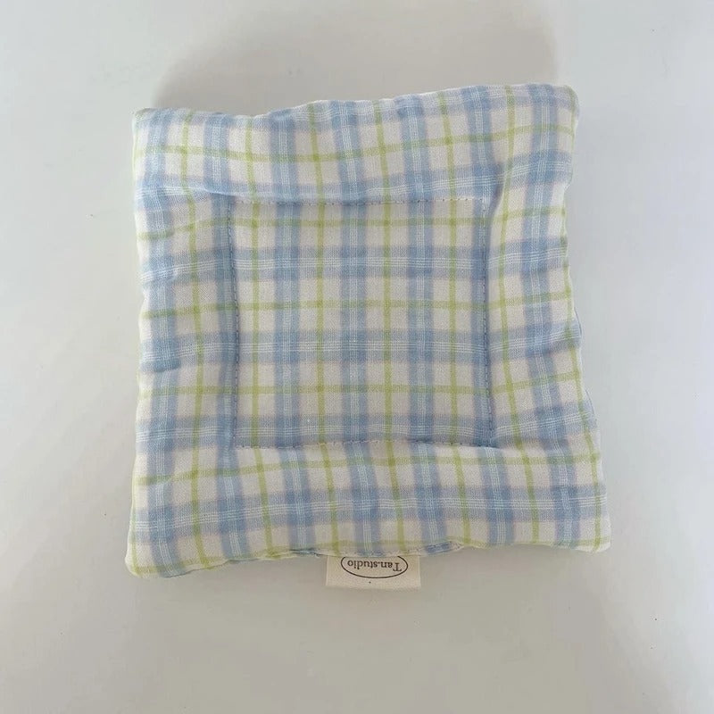 3Pcs Handmade Cotton Coasters – Soft Fabric Mug Mats