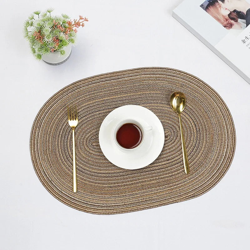 Non-Slip Placemats Set – 4pcs Heat-Resistant Table Mats