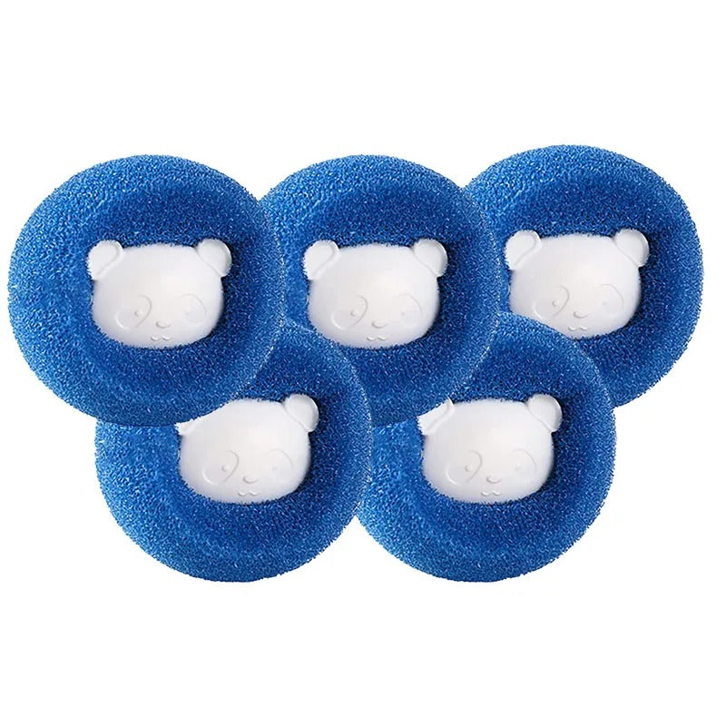 5pcs Reusable Pet Hair Remover & Lint Catching Balls