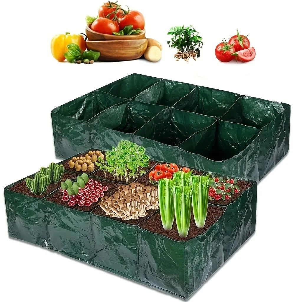 Multi-Grid Raised Garden Planting Bags