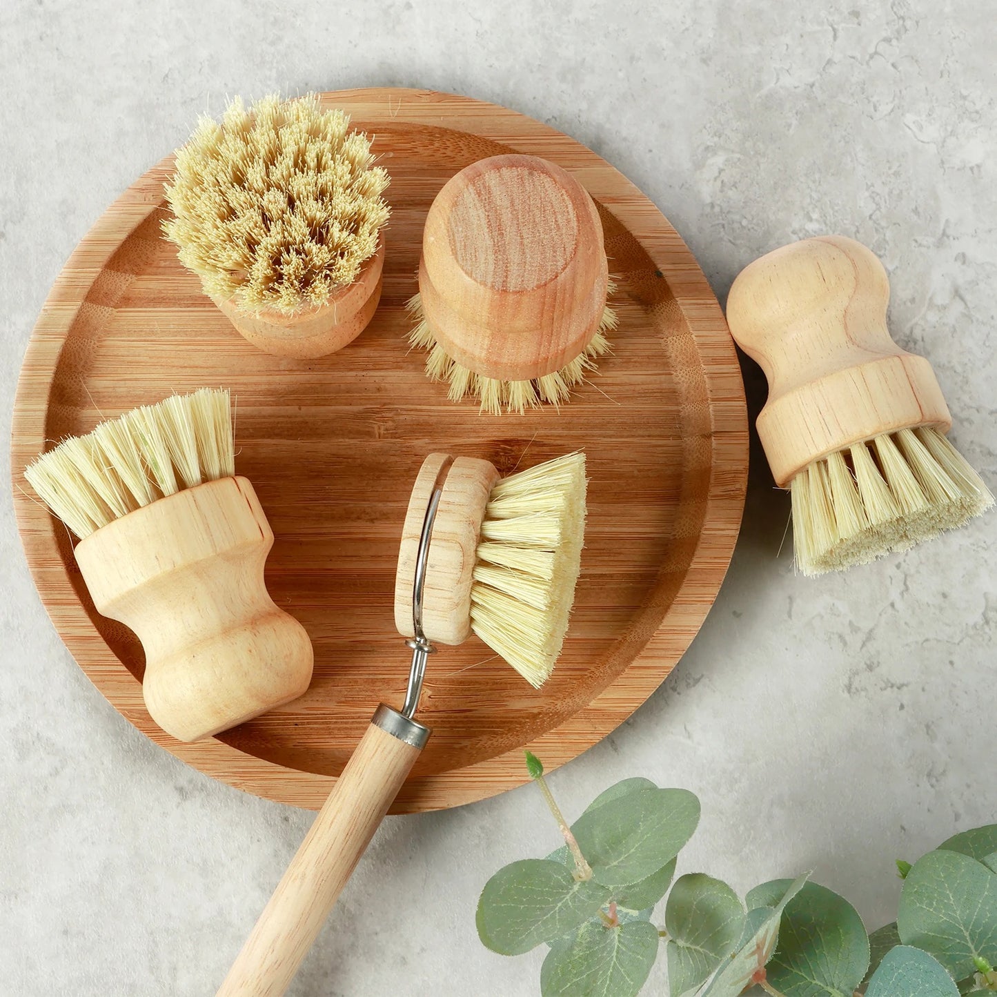 Eco-Friendly Dish Cleaning Brush Set - 5pcs