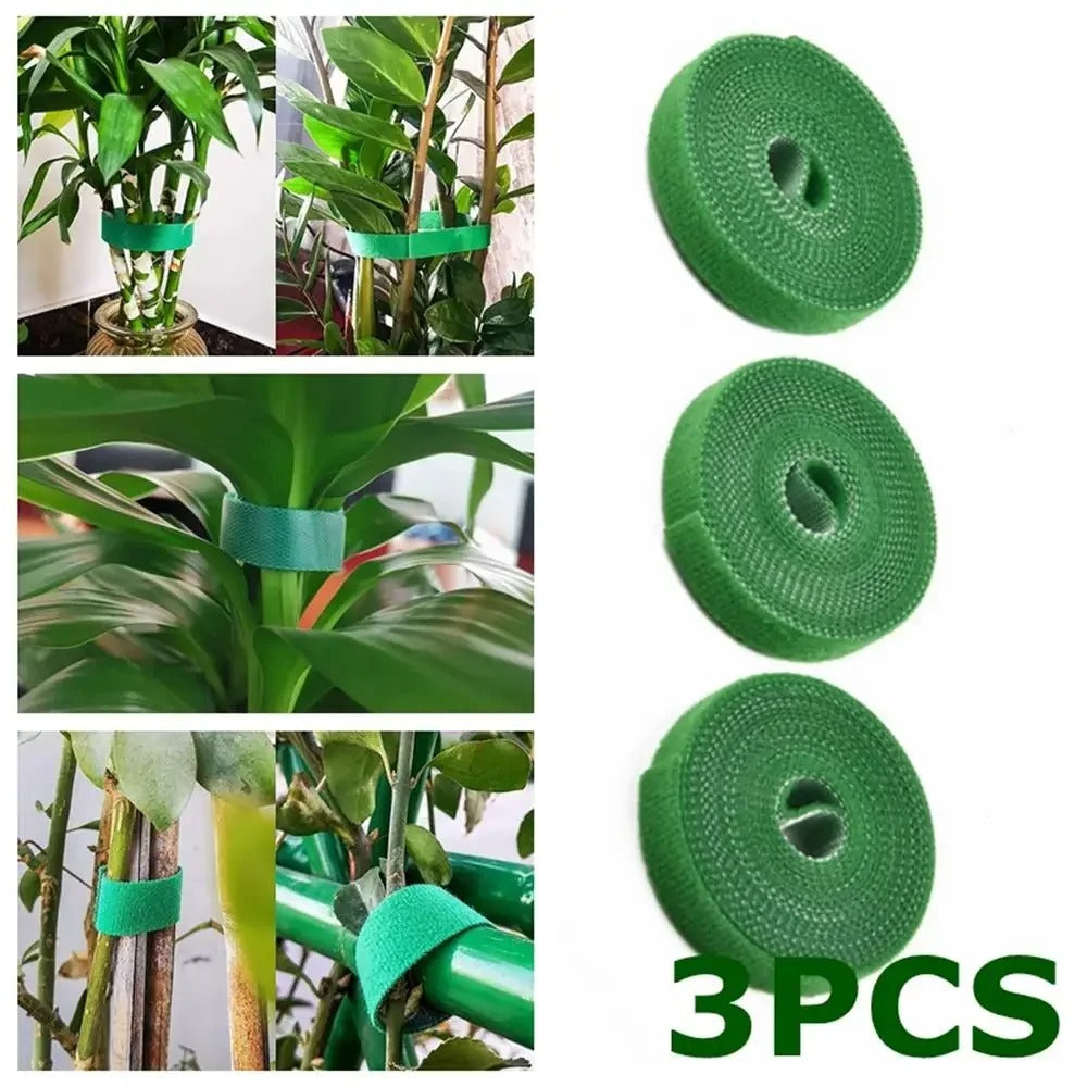 Self-Adhesive Garden Plant Ties - 3 Rolls