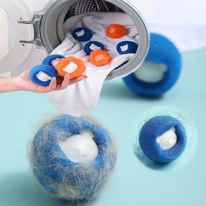 5pcs Reusable Pet Hair Remover & Lint Catching Balls