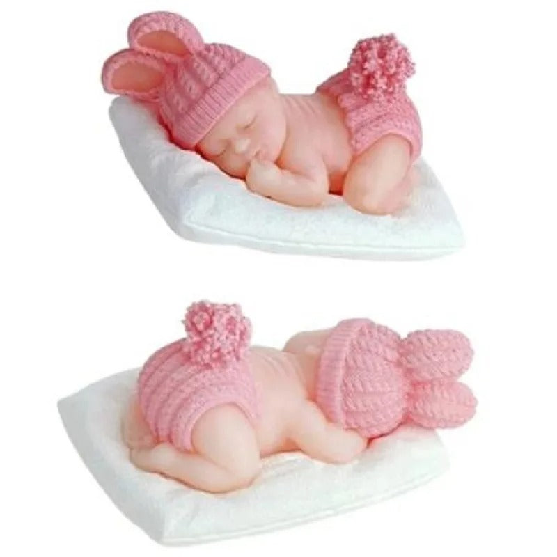 3D Sleeping Baby Silicone Mold