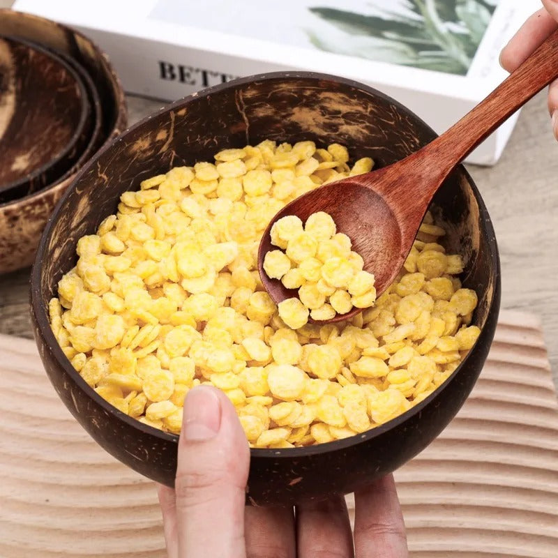 Reusable Wooden Bowls - 5pcs