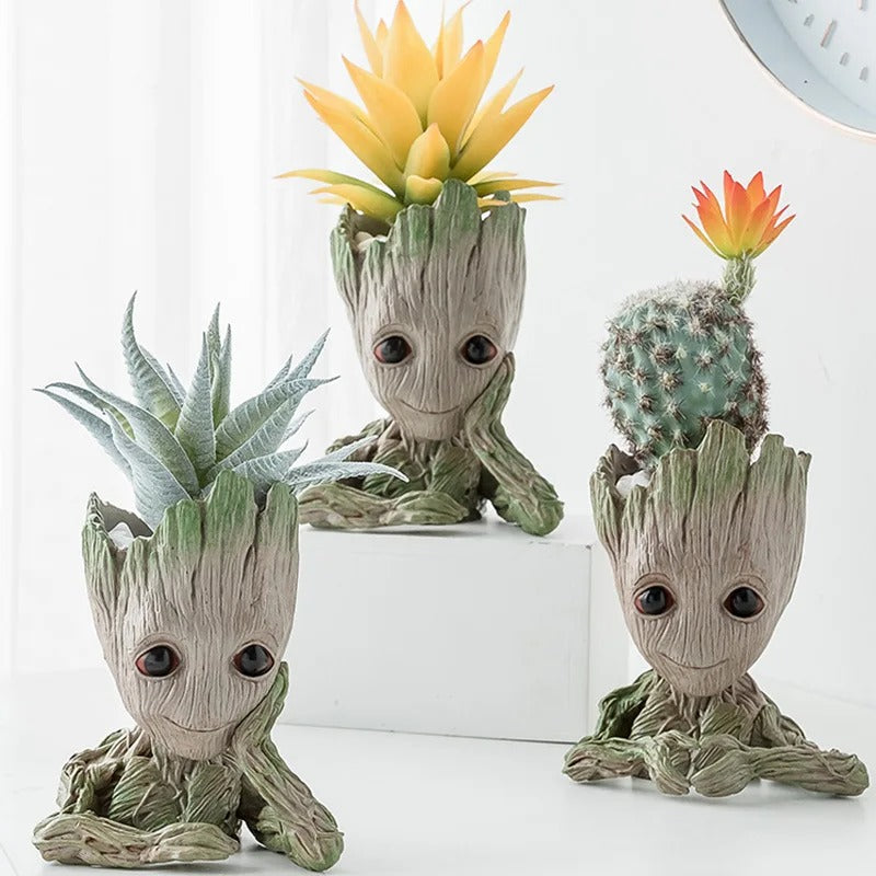 Mini Groot-Inspired Plant Pot – 1pc