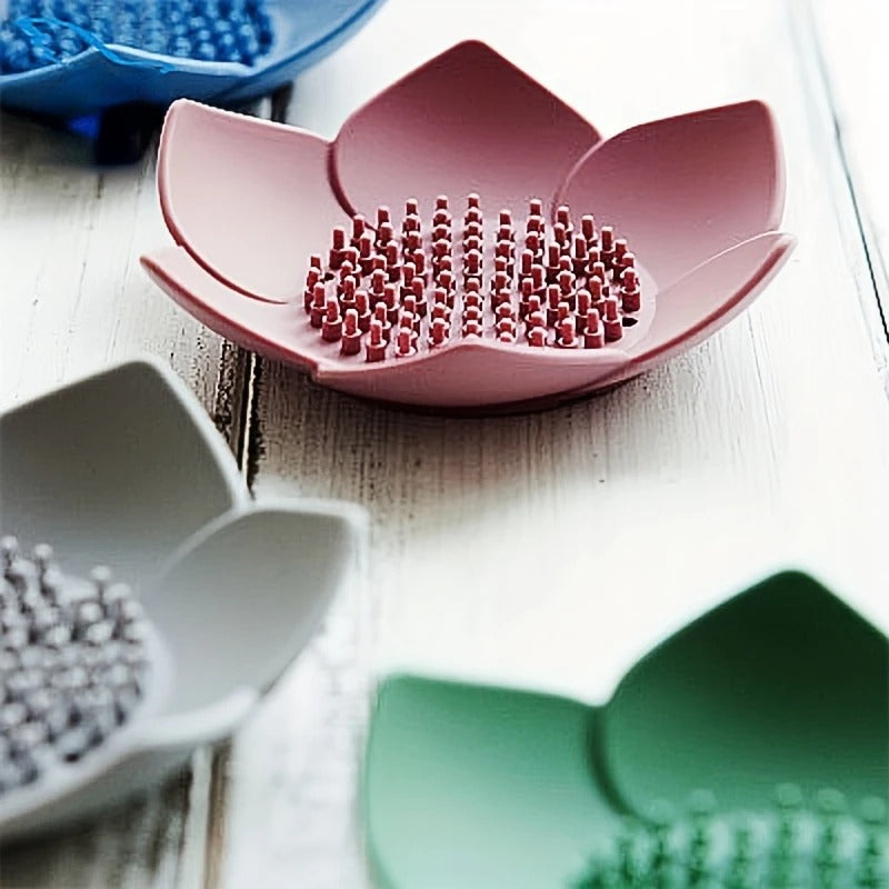 Lotus Design Soap Holder - 1pc