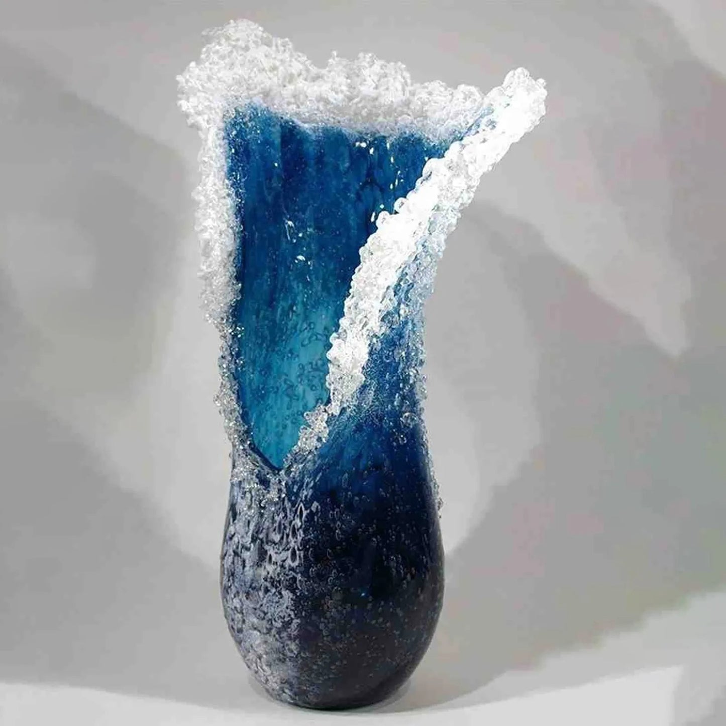 Creative Ocean Wave Resin Vase