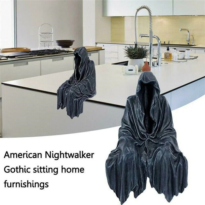 15cm Grim Reaper Figurine – Hooded Ghost Statue