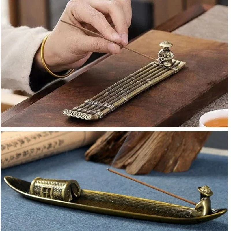 Japanese Creative Boat Incense Holder