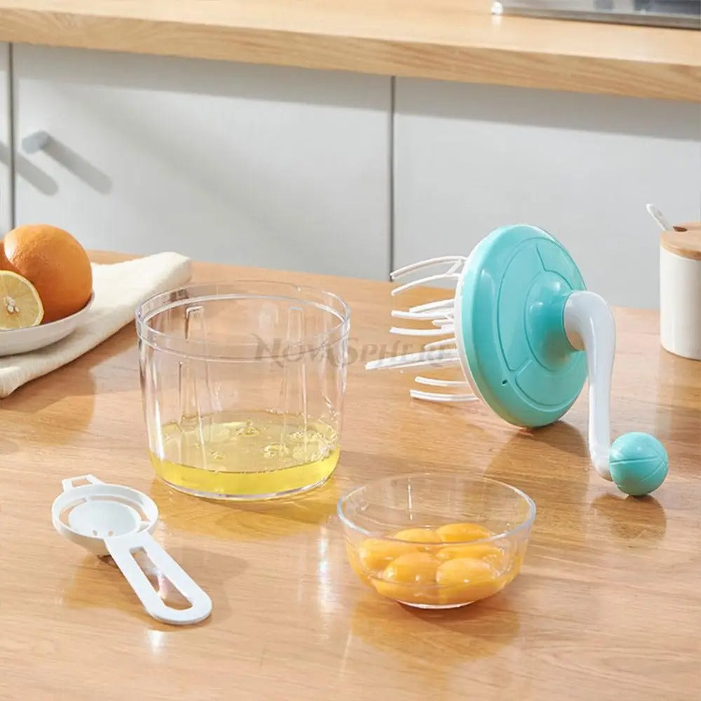 Manual Crank Egg Beater & Cream Mixer