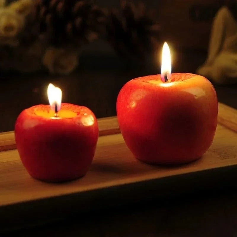 Apple Shaped Decorative Scented Candle
