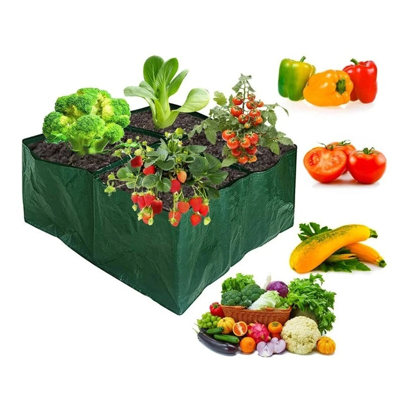Multi-Grid Raised Garden Planting Bags