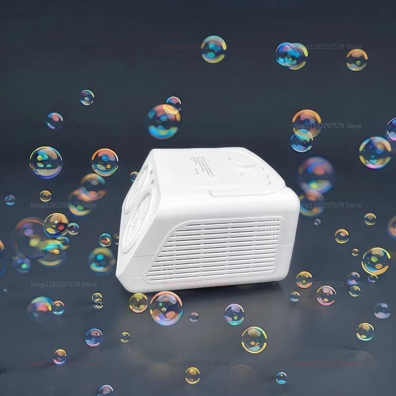 Dual-Fan Electric Bubble Machine