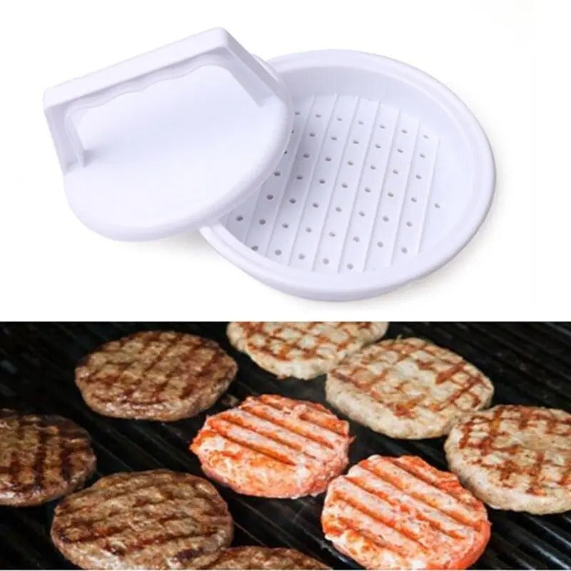 Plastic Burger Press Patty Maker – Multi-Purpose Hamburger Meatloaf Mold