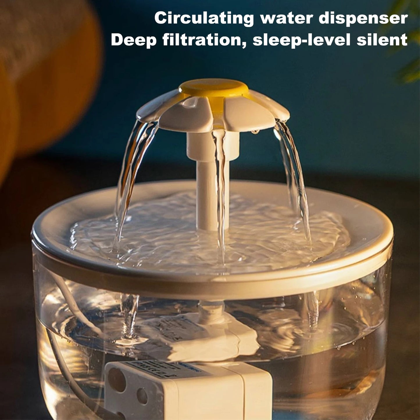USB Cat Water Fountain – Quiet Automatic Pet Drinking Dispenser