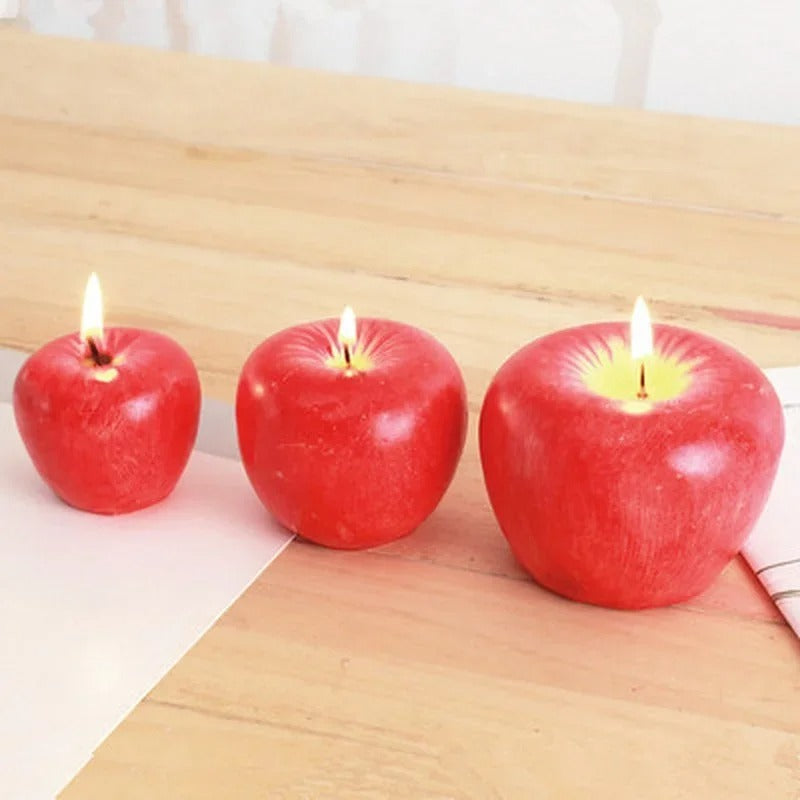 Apple Shaped Decorative Scented Candle