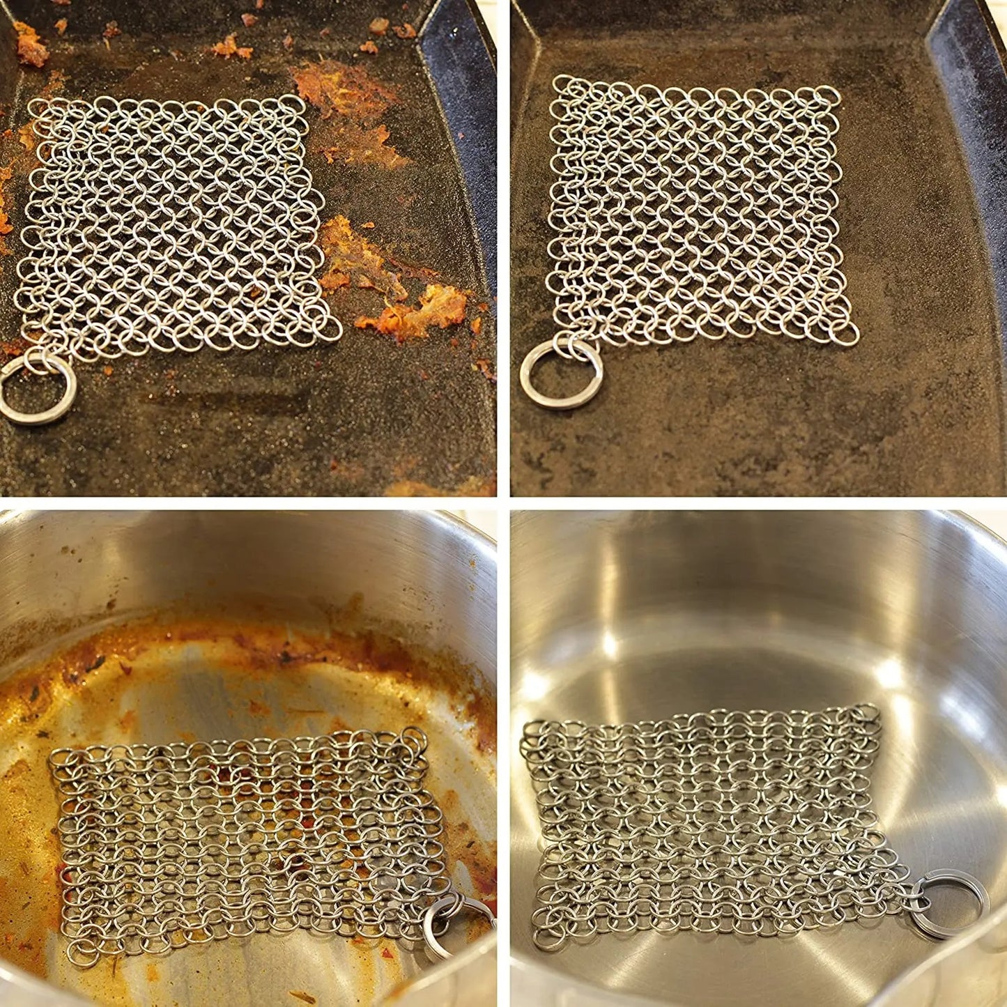 Stainless Steel Chainmail Scrubber