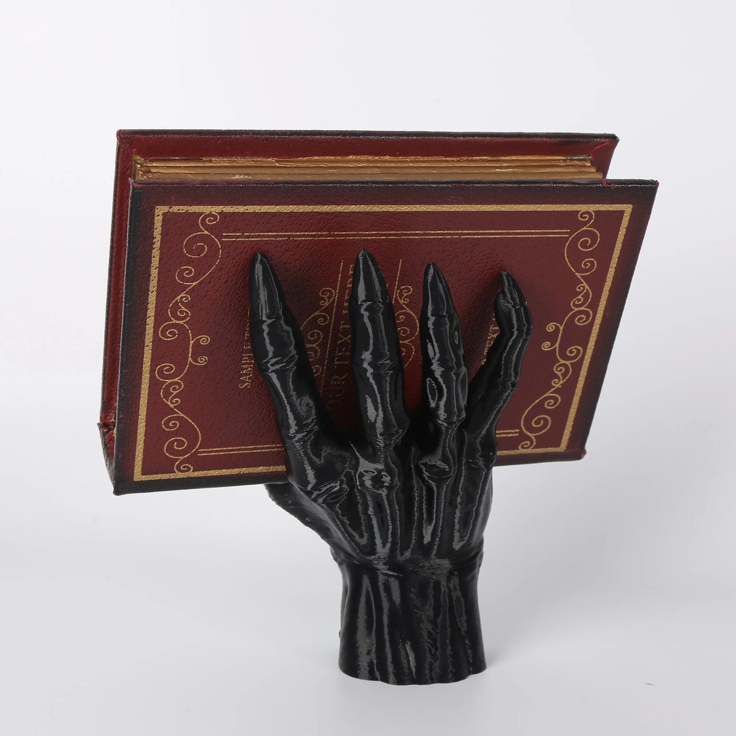Gothic Skeleton Hand Book Holder