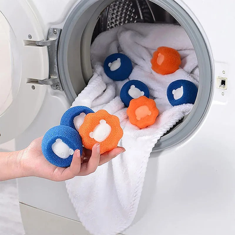 5pcs Reusable Pet Hair Remover & Lint Catching Balls