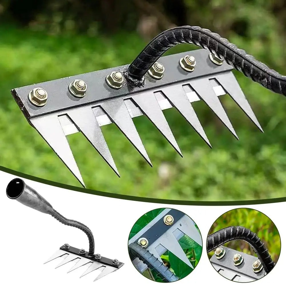 Heavy-Duty Steel Garden Rake
