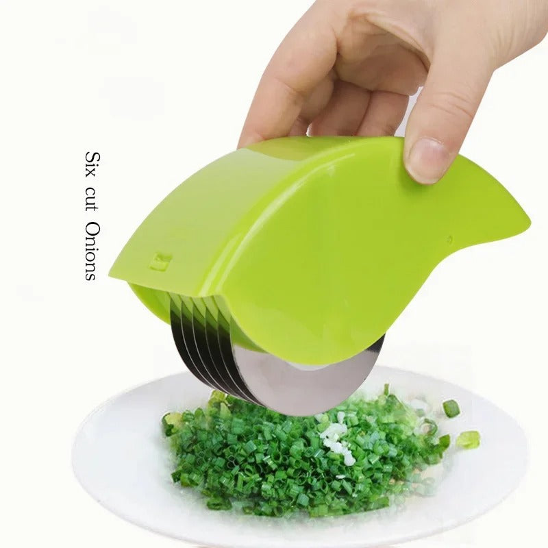 Stainless Steel Herb & Vegetable Rolling Cutter