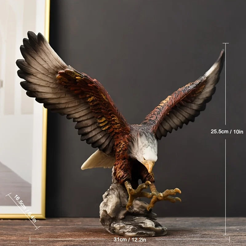 Majestic Eagle Statue – Modern Resin Bird Sculpture