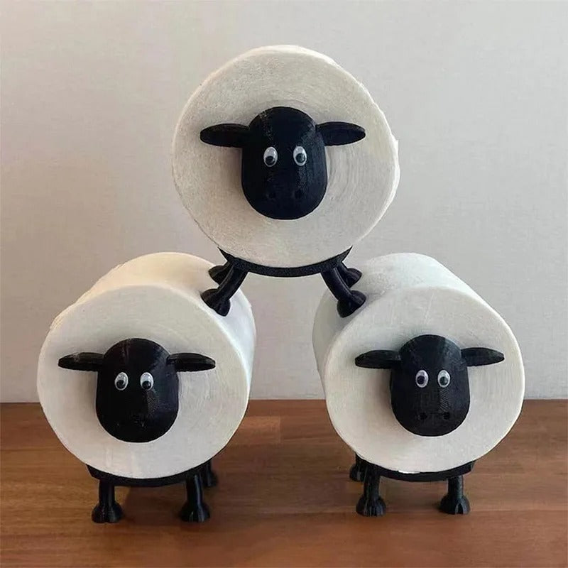 Cute Sheep Shape Toilet Paper Holder