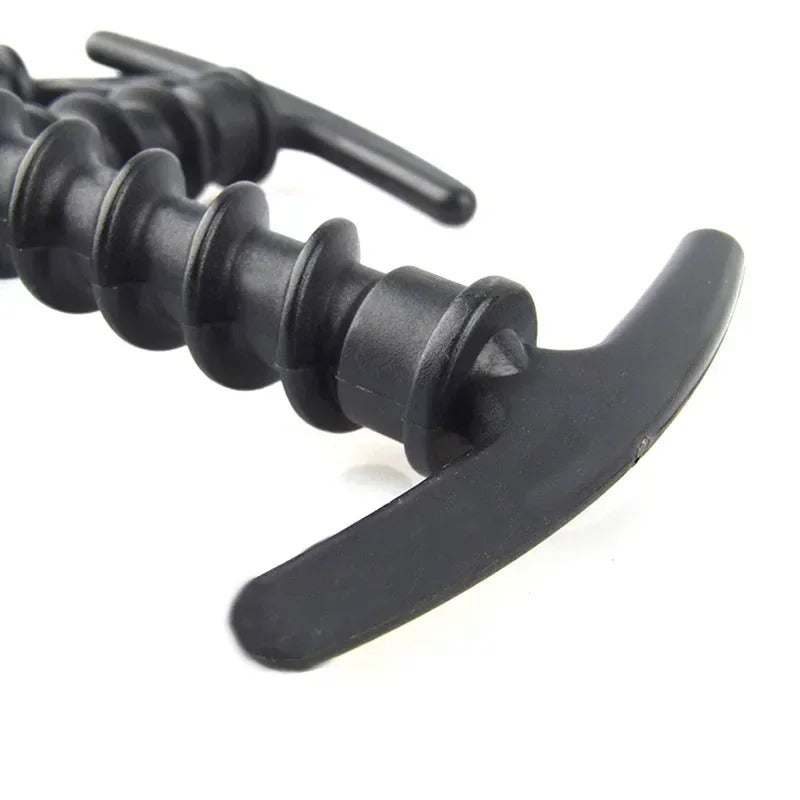 Outdoor Tent Pegs – Heavy-Duty Screw-In Ground Stakes for Camping & Hiking