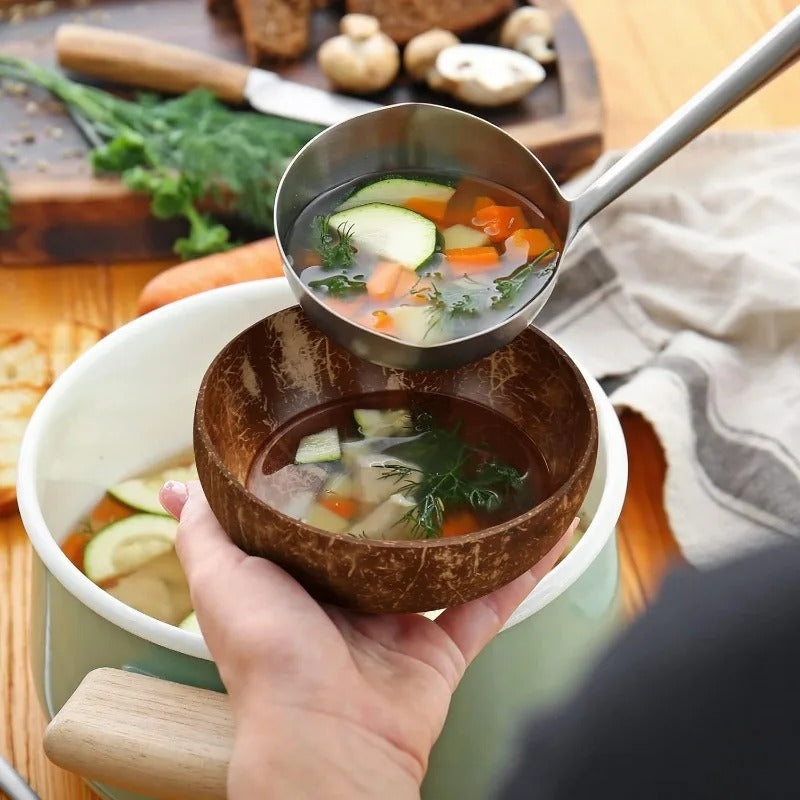 Reusable Wooden Bowls - 5pcs