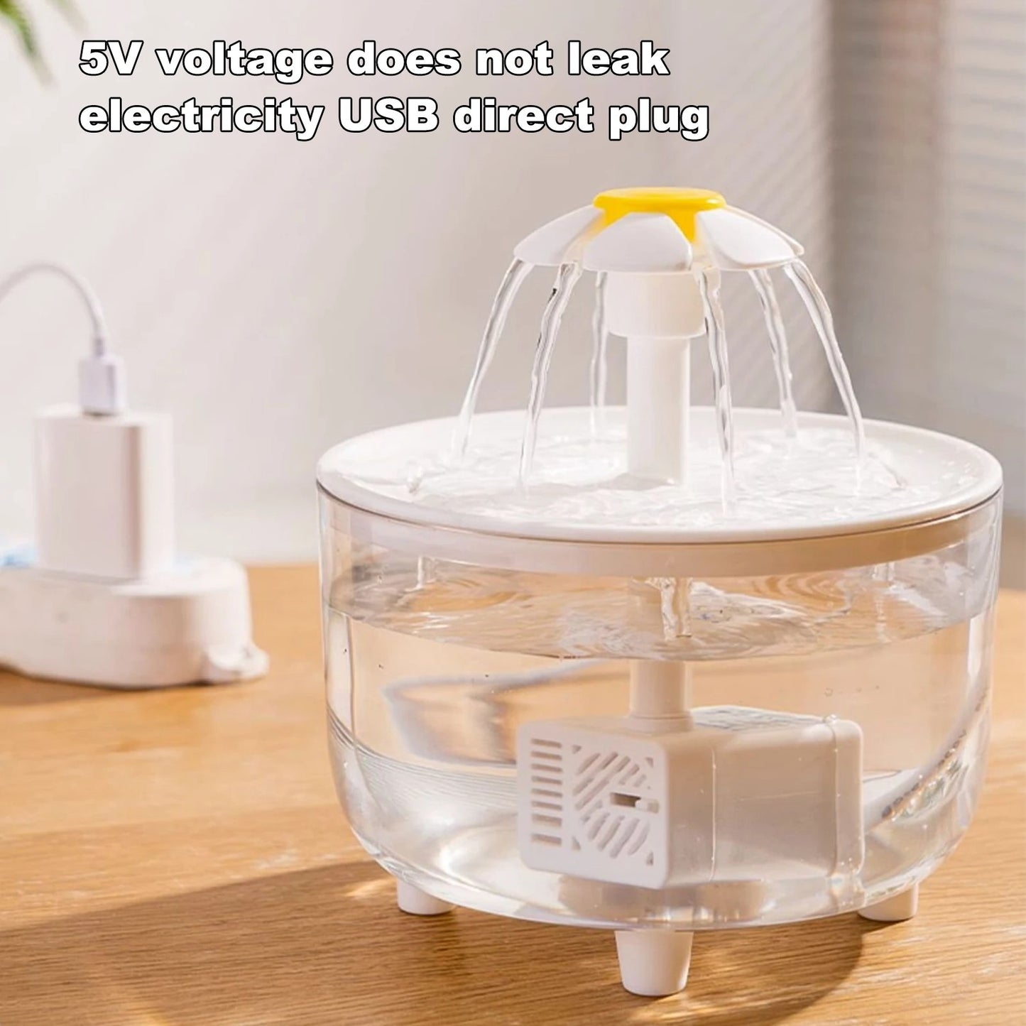 USB Cat Water Fountain – Quiet Automatic Pet Drinking Dispenser