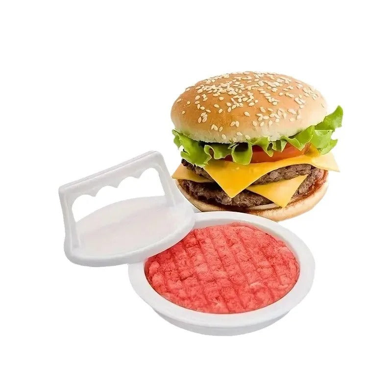 Plastic Burger Press Patty Maker – Multi-Purpose Hamburger Meatloaf Mold