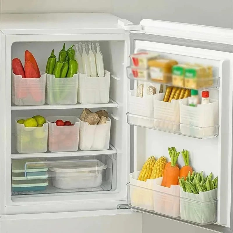 Compact Refrigerator Storage Boxes - 5pcs Set