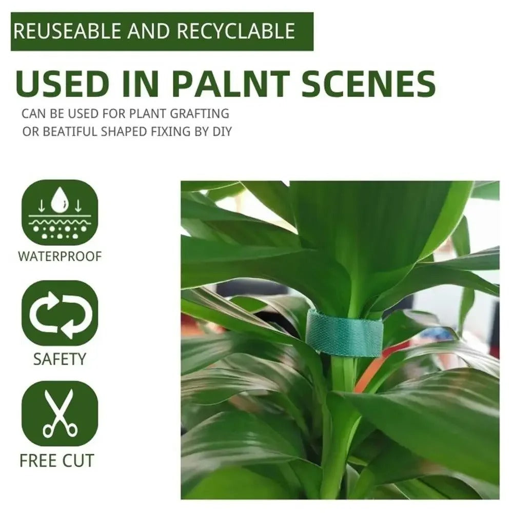 Self-Adhesive Garden Plant Ties - 3 Rolls