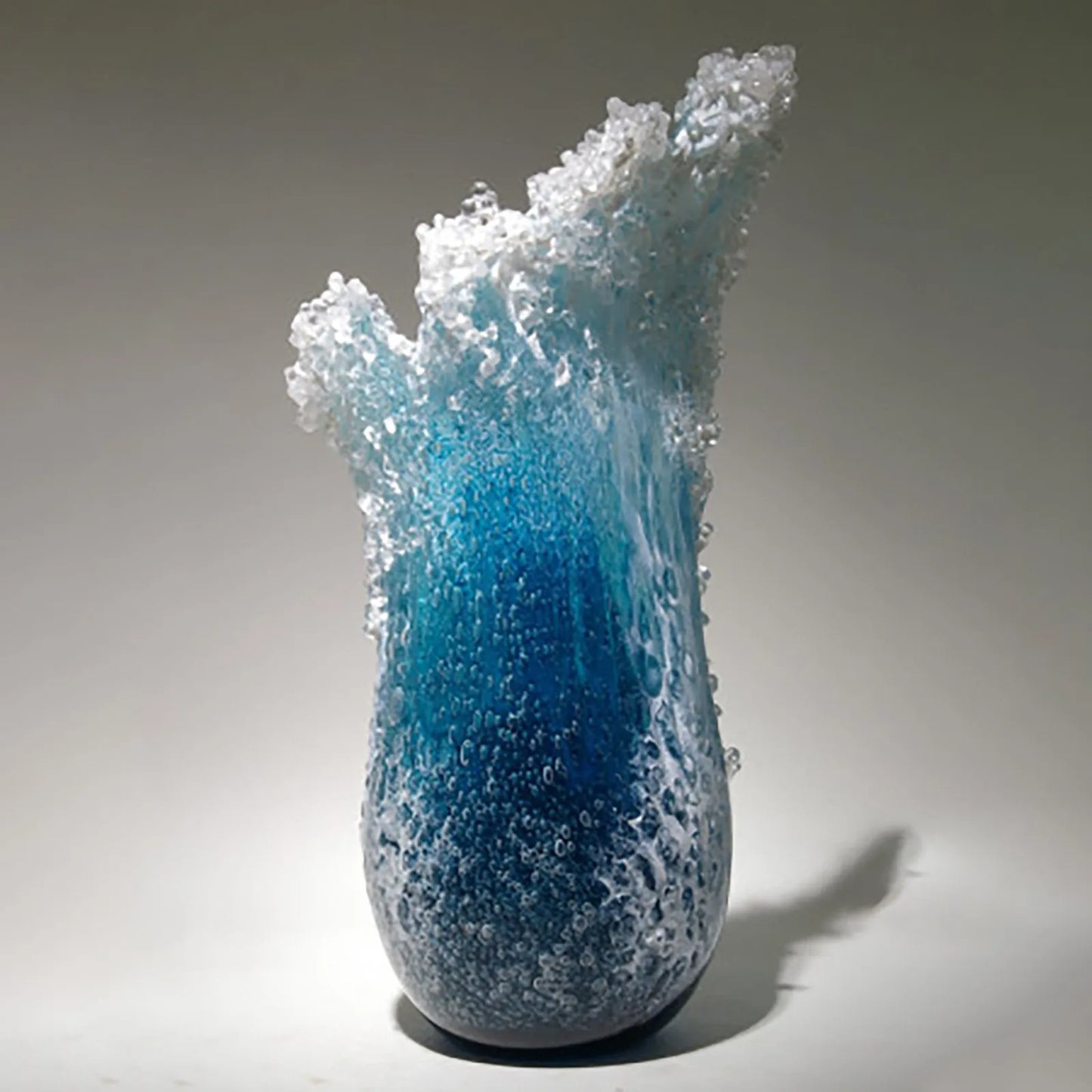 Creative Ocean Wave Resin Vase