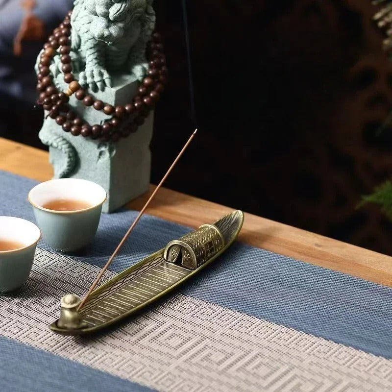 Japanese Creative Boat Incense Holder