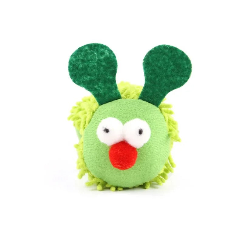 Catnip Caterpillar Toy – Plush Chew & Kick Toy for Kittens
