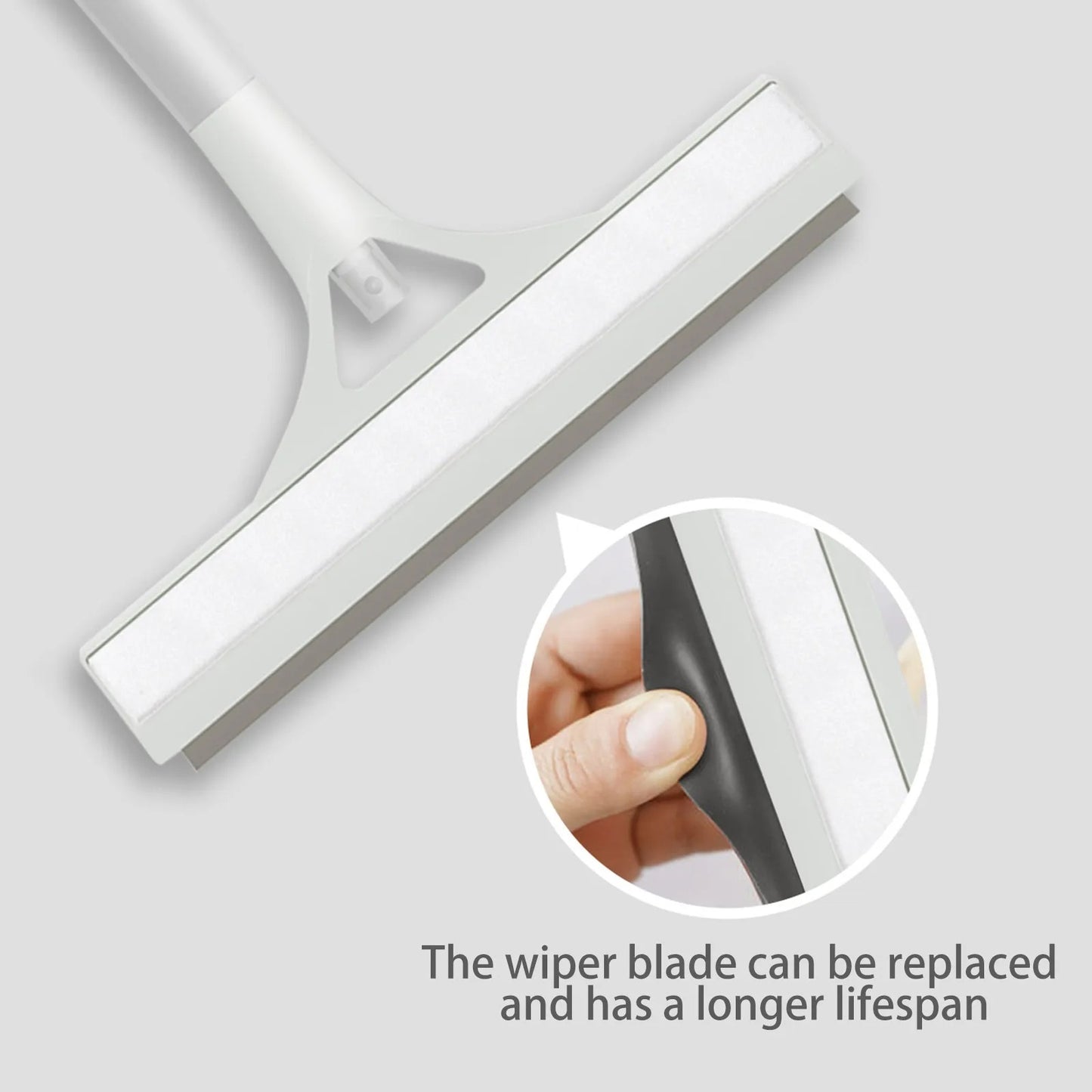 3-in-1 Spray Shower Squeegee – Glass & Mirror Cleaning Tool