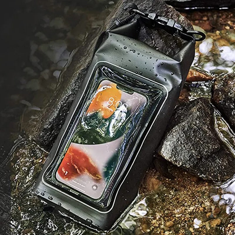 2L Waterproof Dry Bag with Touchscreen Window – IPX6 Floating Swim & Kayak Pouch