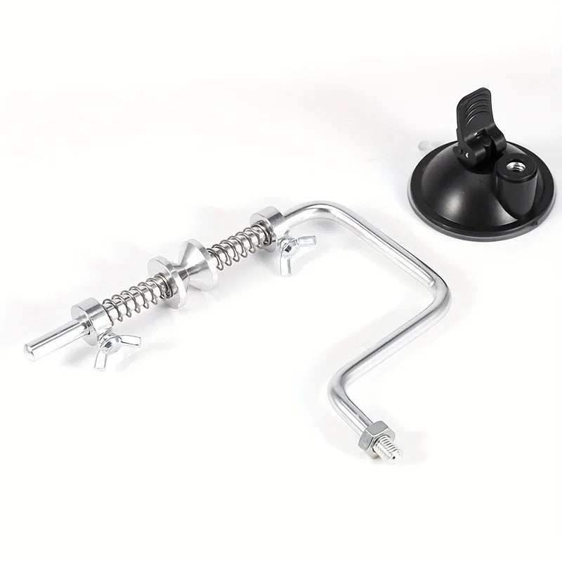 Aluminum Fishing Line Spooler – Suction Cup Reel Winder Tool