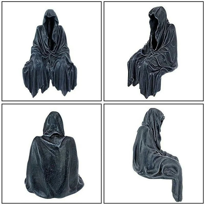15cm Grim Reaper Figurine – Hooded Ghost Statue