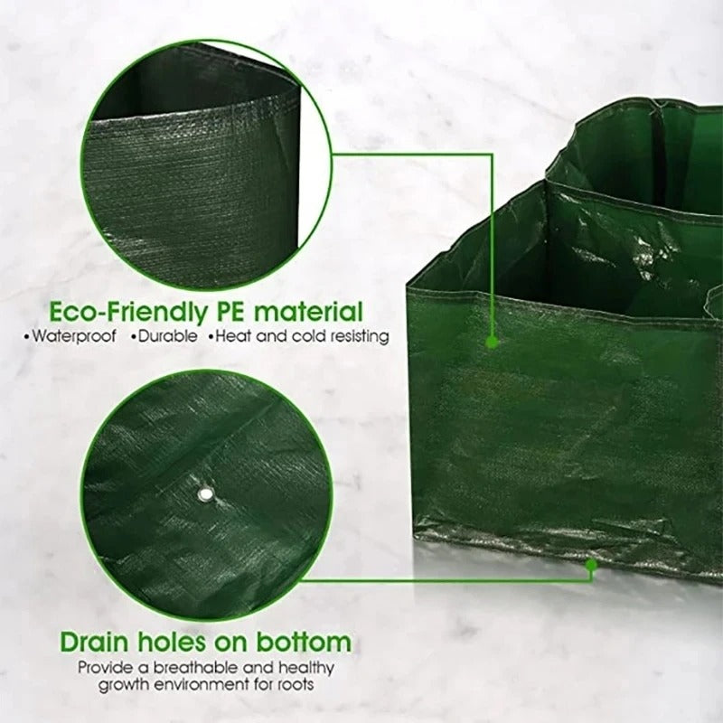 Multi-Grid Raised Garden Planting Bags