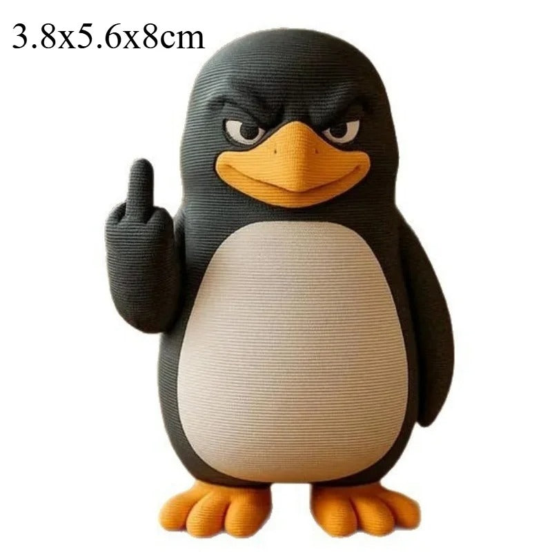 Bold Penguin Desk Decor