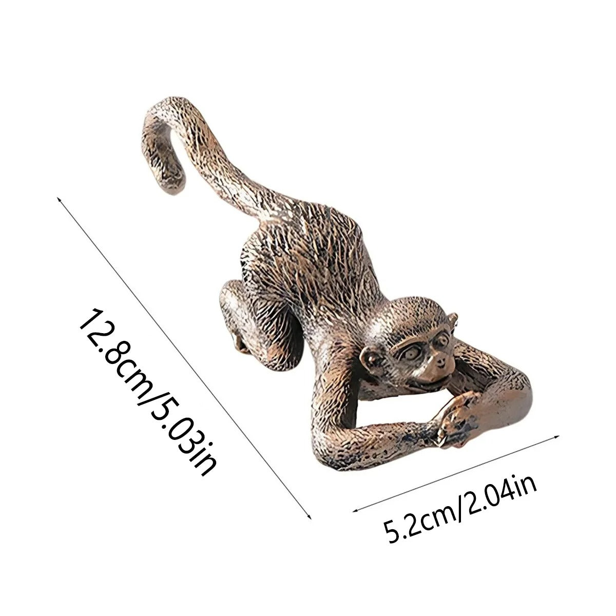 Hanging Bonsai Monkey Statue – Resin Garden & Home Decor