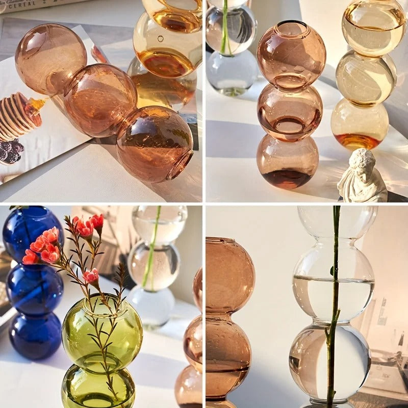 Nordic Glass Bubble Vase