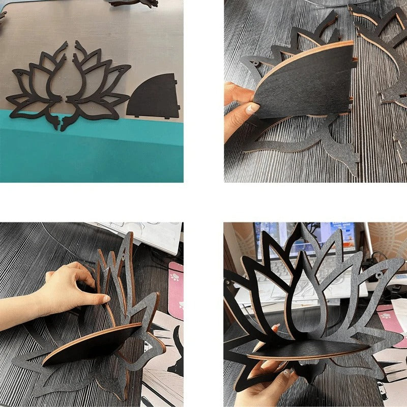 Lotus Corner Shelf for Home