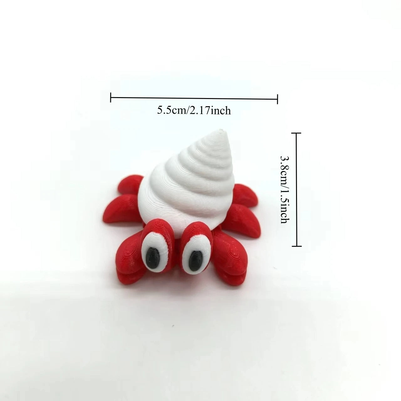 3D Printed Hermit Crab Figurine