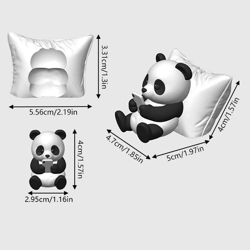 Relaxing Mini Panda Figurine - 2pcs set