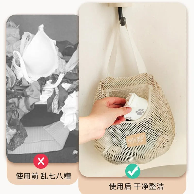 4pc Mesh Hanging Storage Bags